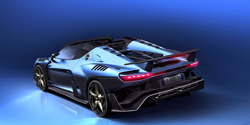 Illustration for article titled Italdesign Is Back With A Ridiculous $2 Million Roadster That Shames Lamborghini